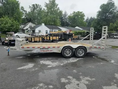 2021 Wolverine Aluminum 7 x 18 14K Stand Up Ramps