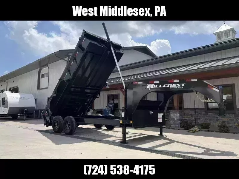 2026 Hillcrest Trailers TELE HOIST * ENGINEERED NECK * I-BEAM FRAME * 7GA FLOOR 159714SGD