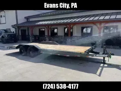 2027 Lamar Trailers 102x22' 14000# GVW Car Trailer H6022227-Deluxe