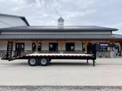 2025 Sure-Trac 102x22' Gooseneck Beavertail Deckover Trailer 15000# GVW ST-SDO10222-150G