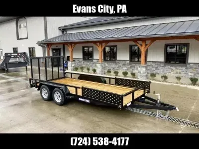 2026 Sure-Trac 7x14' Utility ATV Trailer 7000# GVW ST-UTV8214-070