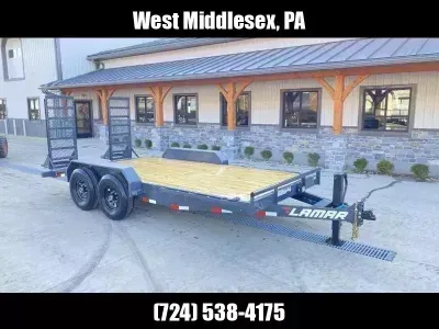 2026 Lamar Trailers 7x18' Equipment Trailer 14000# GVW H6831827-EQ