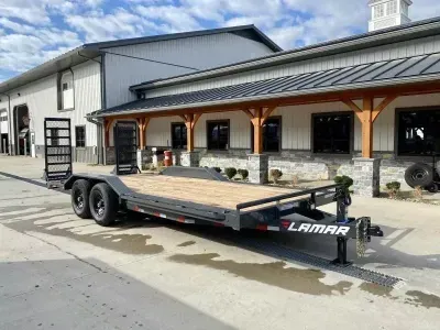 2025 Lamar Trailers 102 x 20' 14000# GVW Equipment Trailer H6022027-Deluxe