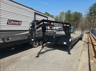 2023 Iron Bull 102x40' Gooseneck Car Hauler Trailer 21000# GVW