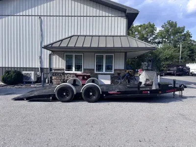 2024 MAXX-D 7x20' Low Profile Custom Car Hauler Drop-N-Load 9990# GVW