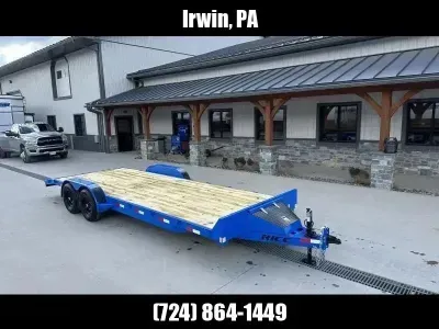 2026 Rice Trailers 7x18' Car Hauler Trailer 7000# GVW FMCR8218