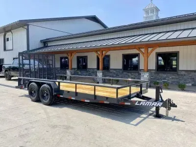 2027 Lamar Trailers 7x18' HD Utility Landscape Trailer 9990# GVW U5831825