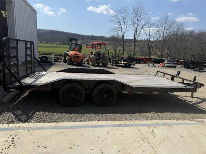 2022 PJ Trailers 102x18 9899 GVW * DRIVE OVER FENDERS * HD RAMP GATE *
