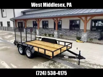 2027 AMO 6.5x12' Utility Landscape Trailer 7000# GVW AL12TTBB