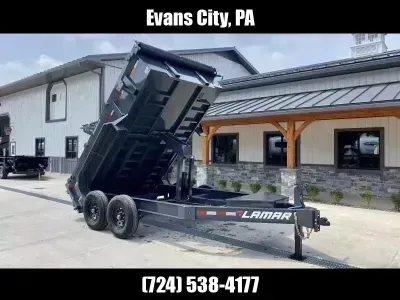 2027 Lamar Trailers 7x12' HD Dump Trailer 14000# GVW DL831227