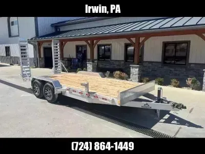 2027 Nordtek Trailers 7x18' Aluminum Equipment Trailer 9990# GVW EQP-SD-2SA10K-BP-82X18S