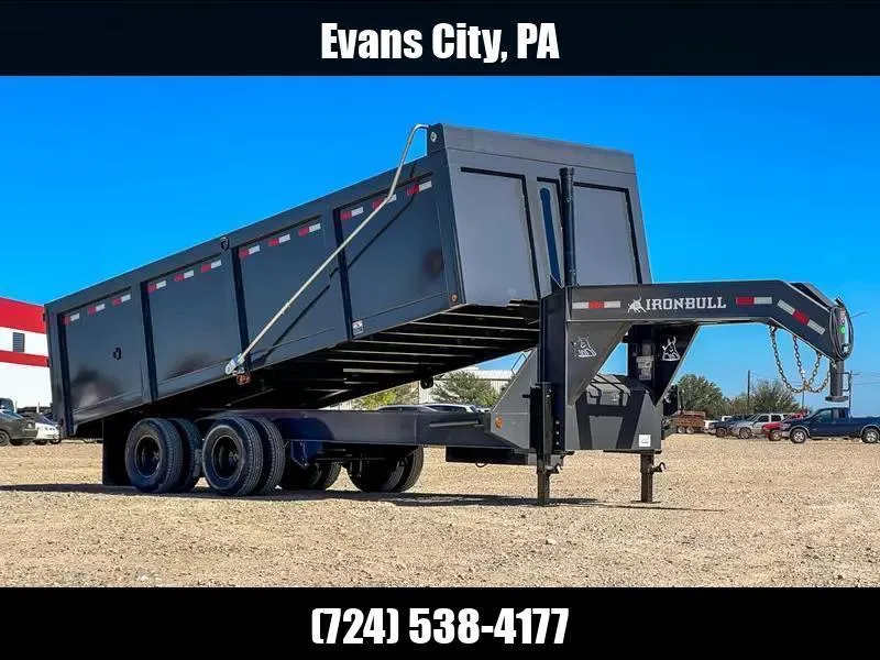 2025 Iron Bull HDSS SUSPENSION * I-BEAM FRAME * 4' HIGH SIDES * TELE HOIST DMG0220102