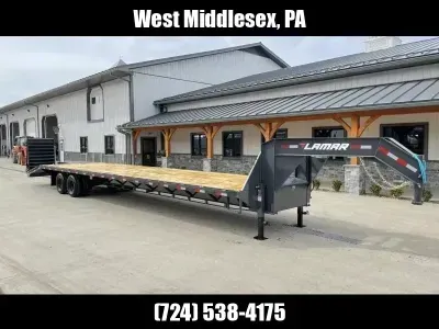 2027 Lamar Trailers 102x40' 30000# Gooseneck Deckover Trailer GFG02402C-FWR