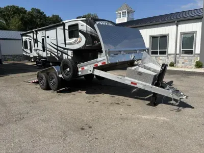 2025 Sure-Trac 7x20' Deluxe Aluminum Power Tilt Car Hauler Trailer 9990# GVW * ST-PTA8220-100-DEL