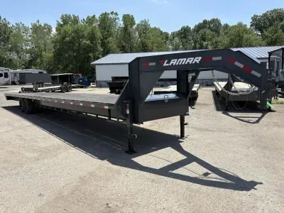 2024 Lamar Trailers 102x40 14000 GVW Gooseneck * SLIDE IN RAMPS *