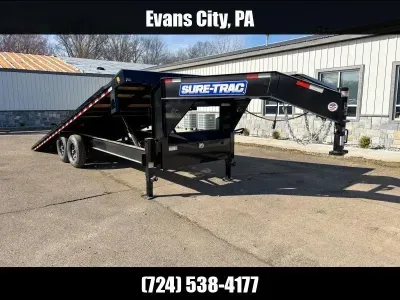 2026 Sure-Trac 102x22' Gooseneck Power Tilt Deckover 15000# GVW ST-DOT10222-150G