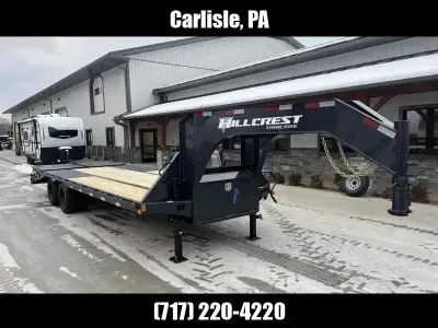 2026 Hillcrest Trailers 102x30' 22990# Gooseneck Deckover Trailer 229255SGMR