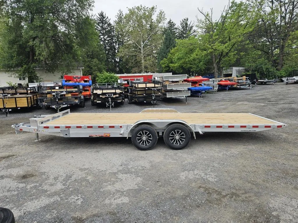 2026 H and H Trailer 7 x 22' 9900# GVW Power Tilt Car Trailer H