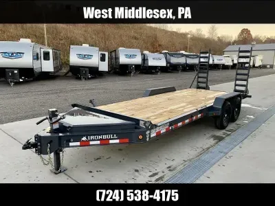 2025 Iron Bull 7x22' I-Beam Equipment Trailer 14000# GVW EWB8322072-EQ