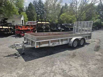 2022 Black Rhino 7x18' Aluminum Utility Trailer 7000# GVW LST718