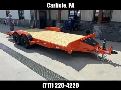 2026 Rice Trailers 7x20' Car Hauler Trailer 9990# GVW FMCMR8220