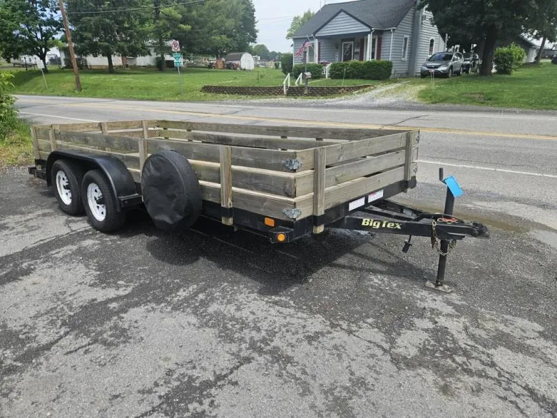 2015 Big Tex Trailers 7 x 16 Straight Deck Removable Sides