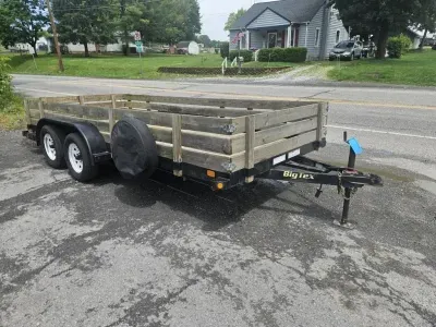 2015 Big Tex Trailers 7x16' Wood Deck Car Hauler Trailer 6000# GVW