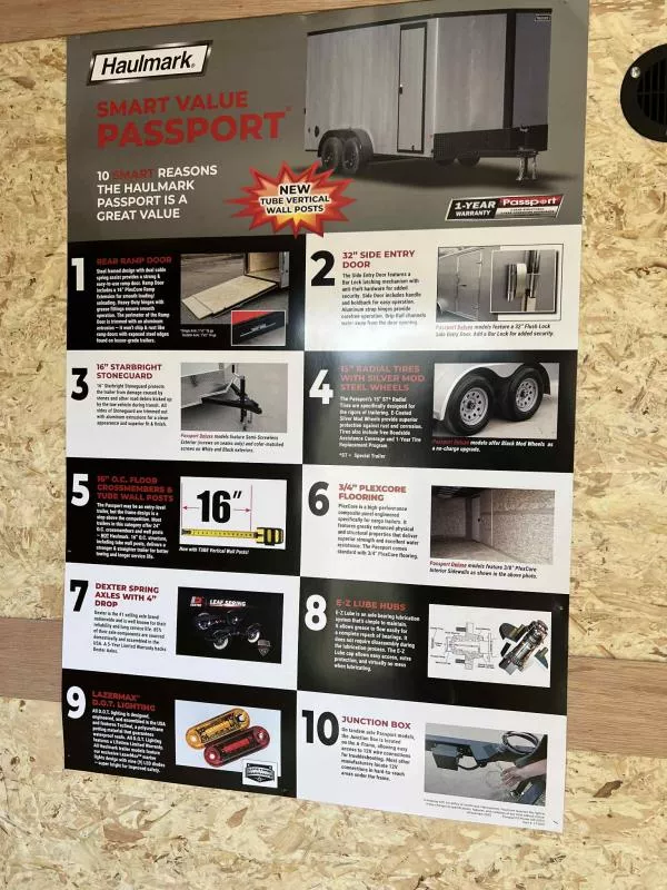 new Cargo (Enclosed) Trailers Haulmark Trailers  for sale, in Bellefontaine, OH Thumbnail 2