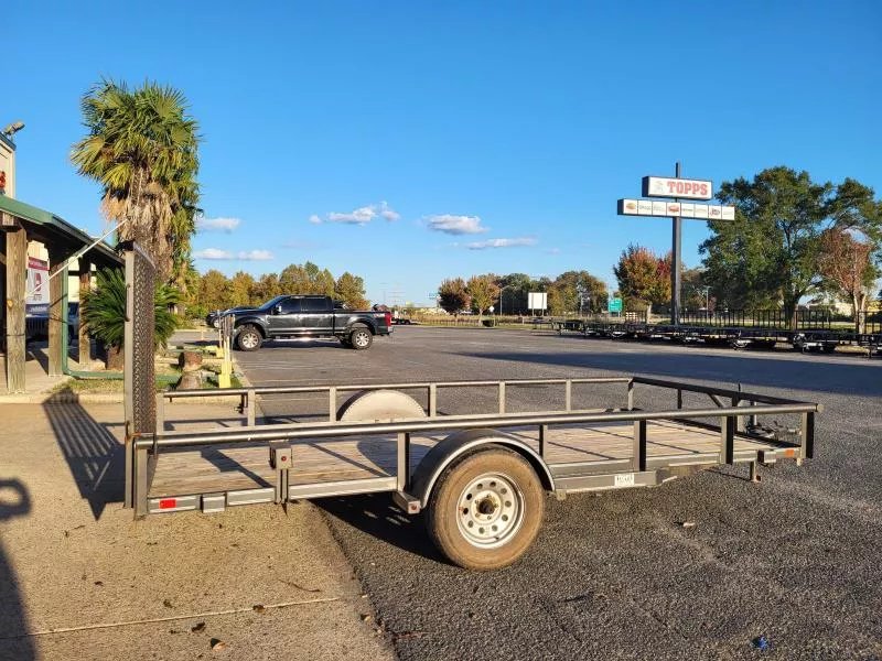 2017 Stagecoach 77X14 Pipe Top w/4' Ramp Gate Utility Trailer