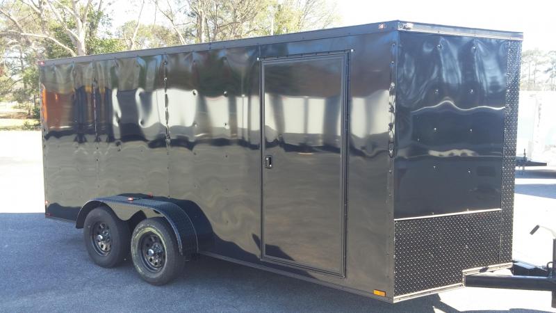 7 X 16 TA Motorcycle Trailer Blackout Pkg 7 X 16 TA Motorcycle Trailer Blackout Pkg