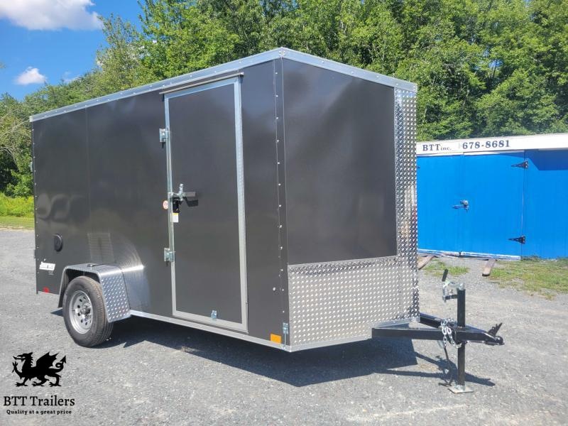 2023 Pace 6x12 V-Nose Charcoal Ramp Door 6'6" height 2023 Pace 6x12 V-Nose Charcoal Ramp Door 6'6" height