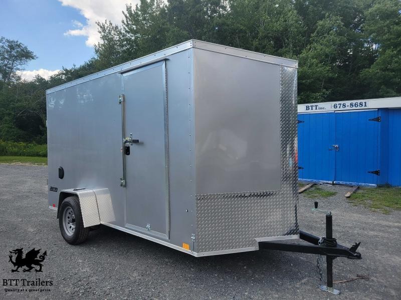 2023 Pace 6x12 V-Nose Silver Ramp Door 6'6" 2023 Pace 6x12 V-Nose Silver Ramp Door 6'6"