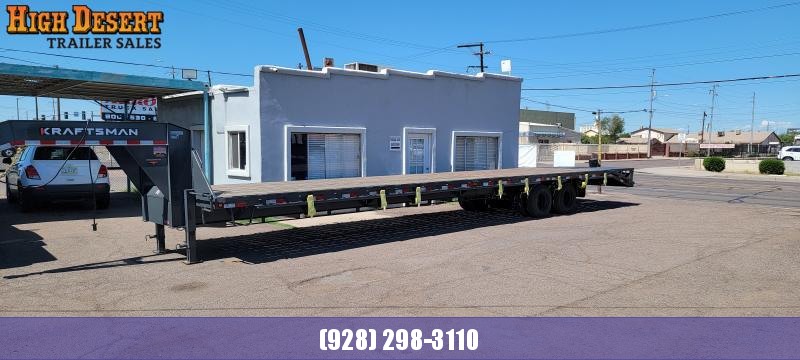 2022 Kraftsman Trailers GS-25k Tandem Dual Flatbed Trailer for sale- 25,900# GVWR -Full width Rhino ramps -16 ply tires- 8 strap winches with straps ***Cash discounts available*** 2022 Kraftsman Trailers GS-25k Tandem Dual Flatbed Trailer for sale- 25,900# GVWR -Full width Rhino ramps -16 ply tires- 8 strap winches with straps ***Cash discounts available***