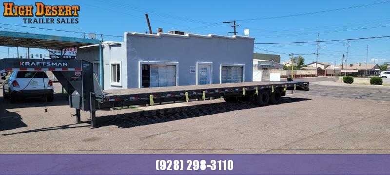 2022 Kraftsman Trailers GS-25k Tandem Dual Flatbed Trailer for sale- 25,900# GVWR -Full width Rhino ramps -16 ply tires- 8 strap winches with straps ***Cash discounts available*** 2022 Kraftsman Trailers GS-25k Tandem Dual Flatbed Trailer for sale- 25,900# GVWR -Full width Rhino ramps -16 ply tires- 8 strap winches with straps ***Cash discounts available***
