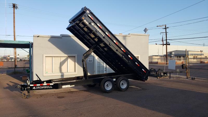 2020 Iron Bull-14k-14' Deck Over Dump Trailer 14000lb GVWR * Cash discounts available * 2020 Iron Bull-14k-14' Deck Over Dump Trailer 14000lb GVWR * Cash discounts available *