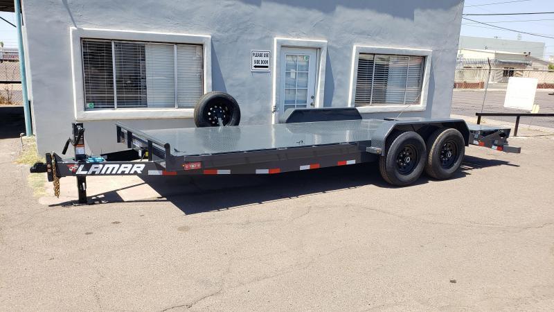 2021 H6 20' Equipment hauler - Steel deck- 6" channel Frame-Spare tire- flush mount d-rings- Rhino ramps 2021 H6 20' Equipment hauler - Steel deck- 6" channel Frame-Spare tire- flush mount d-rings- Rhino ramps