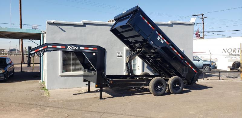 2021 X-on Dump Trailer- Gooseneck Dump Trailer- 7 Gauge 1 Piece Floor-Tarp Kit- 2Way Gate- Ramps -Dual Jacks 2021 X-on Dump Trailer- Gooseneck Dump Trailer- 7 Gauge 1 Piece Floor-Tarp Kit- 2Way Gate- Ramps -Dual Jacks