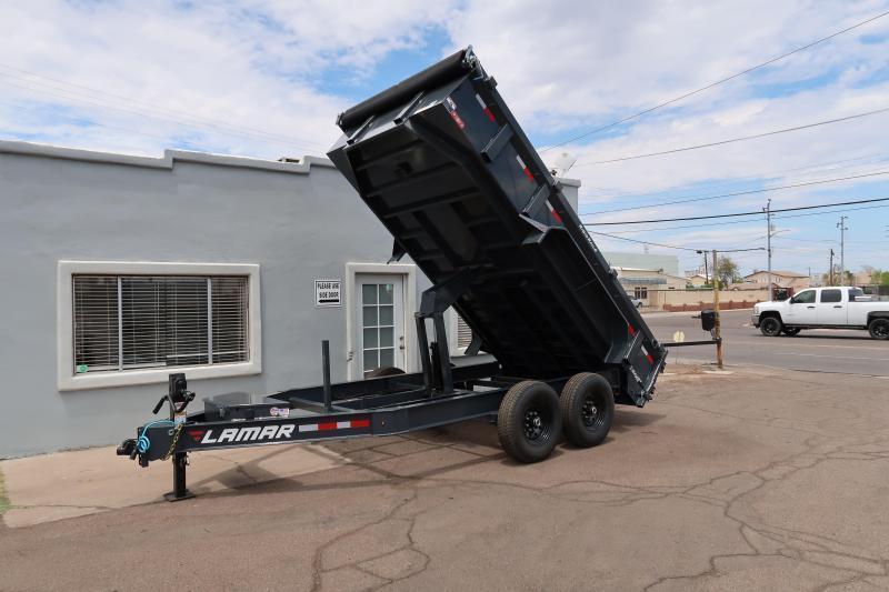 2021 Lamar Trailers DL-7k-14 Dump Trailer- Tarp- Ramps - Battery Charger- 7 Gauge Floor - Powder coat finish. 2021 Lamar Trailers DL-7k-14 Dump Trailer- Tarp- Ramps - Battery Charger- 7 Gauge Floor - Powder coat finish.