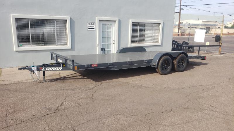 2020 Lamar 20' Open Car hauler 7000# GVWR- Steel deck- 8 flush mount D-rings- Rub Rails- 2' dove tail- slide in rear ramps- **cash discounts** See below 2020 Lamar 20' Open Car hauler 7000# GVWR- Steel deck- 8 flush mount D-rings- Rub Rails- 2' dove tail- slide in rear ramps- **cash discounts** See below