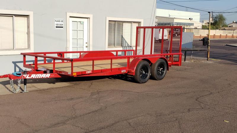 2021 Lamar 16' Utility Trailer-7000# GVWR-Pipe top- 4' spring assist gate- free spare- cash discount ** See Below** 2021 Lamar 16' Utility Trailer-7000# GVWR-Pipe top- 4' spring assist gate- free spare- cash discount ** See Below**