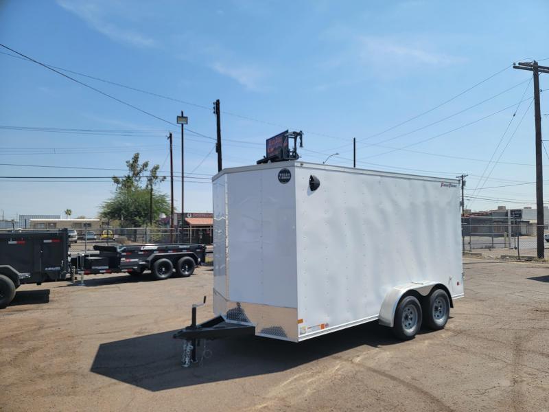 2021 Wells Cargo 7 x 14 Enclosed Cargo Trailer- Rear Barn door- 7' interior height- 7000# GVWR 2021 Wells Cargo 7 x 14 Enclosed Cargo Trailer- Rear Barn door- 7' interior height- 7000# GVWR