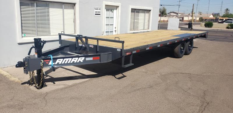 2021 Lamar Trailers F8-7k-22 Deck Over Flatbed Trailer-14,000# GVWR - Pull out Ramps - 8" I beam Frame - ***cash discounts available- see below *** 2021 Lamar Trailers F8-7k-22 Deck Over Flatbed Trailer-14,000# GVWR - Pull out Ramps - 8" I beam Frame - ***cash discounts available- see below ***