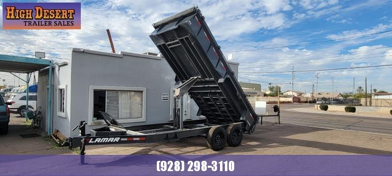 2022 Lamar Trailers DL-8k-16 Dump Trailer- 16,000 GVWR- 8k Torsion Axles, 7 gauge floor, Solar Charger- **CA$H DISCOUNTS AVAILABLE*** 2022 Lamar Trailers DL-8k-16 Dump Trailer- 16,000 GVWR- 8k Torsion Axles, 7 gauge floor, Solar Charger- **CA$H DISCOUNTS AVAILABLE***