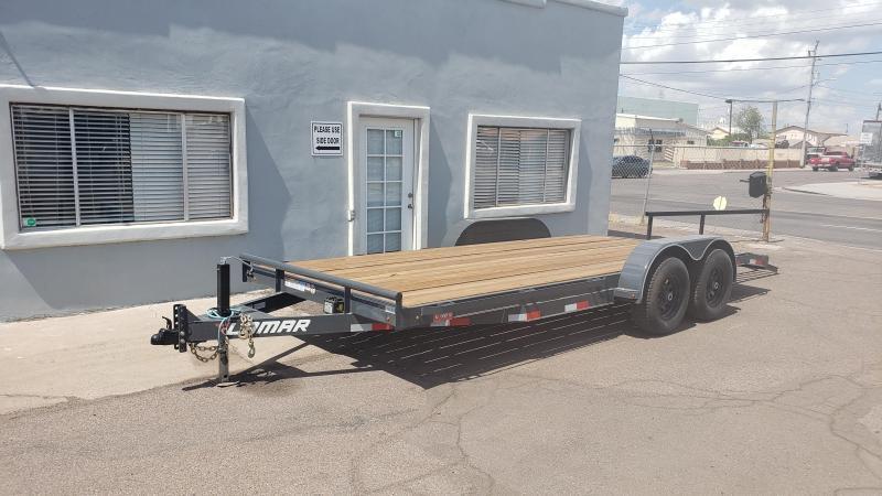 2021 Lamar Trailer Car Hauler / Open Car Trailers-wood deck-pull out ramps #9990 GVWR- 6 flip Drings- **Cash Discounts*** see below 2021 Lamar Trailer Car Hauler / Open Car Trailers-wood deck-pull out ramps #9990 GVWR- 6 flip Drings- **Cash Discounts*** see below