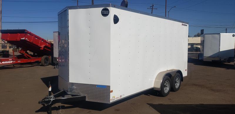 2021 Wells Cargo 7 x 16 Enclosed Cargo Trailer- Rear ramp door- 7' interior height- 7000# GVWR 2021 Wells Cargo 7 x 16 Enclosed Cargo Trailer- Rear ramp door- 7' interior height- 7000# GVWR