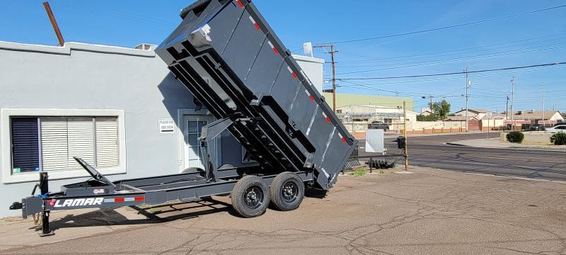 2022 Lamar Trailers DL-7k-14 Dump Trailer for sale -4' sides -14 ply tires 12 inch cross pieces-7 gauge floor- ***Cash Discounts Available - See Below** 2022 Lamar Trailers DL-7k-14 Dump Trailer for sale -4' sides -14 ply tires 12 inch cross pieces-7 gauge floor- ***Cash Discounts Available - See Below**
