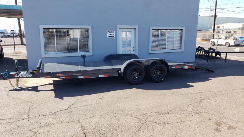 2021 Lamar Trailers CC-5.2k-18' Car / Open Car Trailers-Steel deck- D-rings-ramps included- **cash discounts available** see below 2021 Lamar Trailers CC-5.2k-18' Car / Open Car Trailers-Steel deck- D-rings-ramps included- **cash discounts available** see below