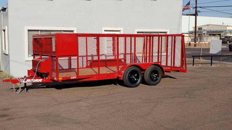 2021 Lamar Landscape Trailer--7000# GVWR- 4' spring assist gate- weed eater rack- full toolbox- Water Rack- Gas can rack-4' mesh sides-free spare- cash discount ** See Below** 2021 Lamar Landscape Trailer--7000# GVWR- 4' spring assist gate- weed eater rack- full toolbox- Water Rack- Gas can rack-4' mesh sides-free spare- cash discount ** See Below**