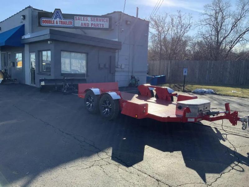 2023 PRIMO 6' X 12' STEEL WITH TORSION AXLES DROP DECK UTILITY TRAILER