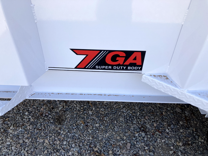 2023 Diamond C Trailers LPT 207 14X82 7GA WHITE Dump Trailer 2023 Diamond C Trailers LPT 207 14X82 7GA WHITE Dump Trailer